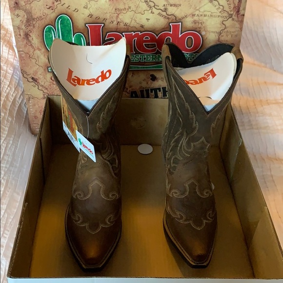 Loredo Shoes - Loredo Brown Goat Leather Boots NWT